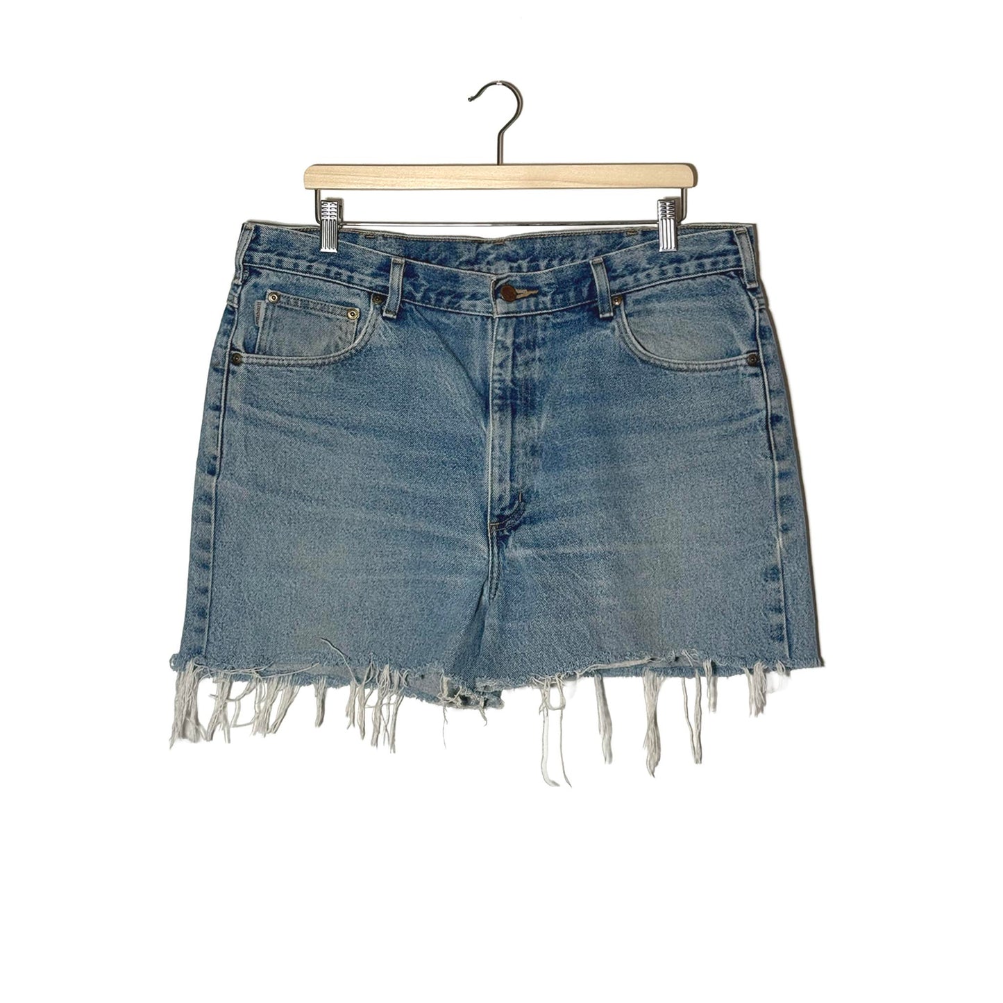 Carhartt Cut-Off Shorts Denim Blu