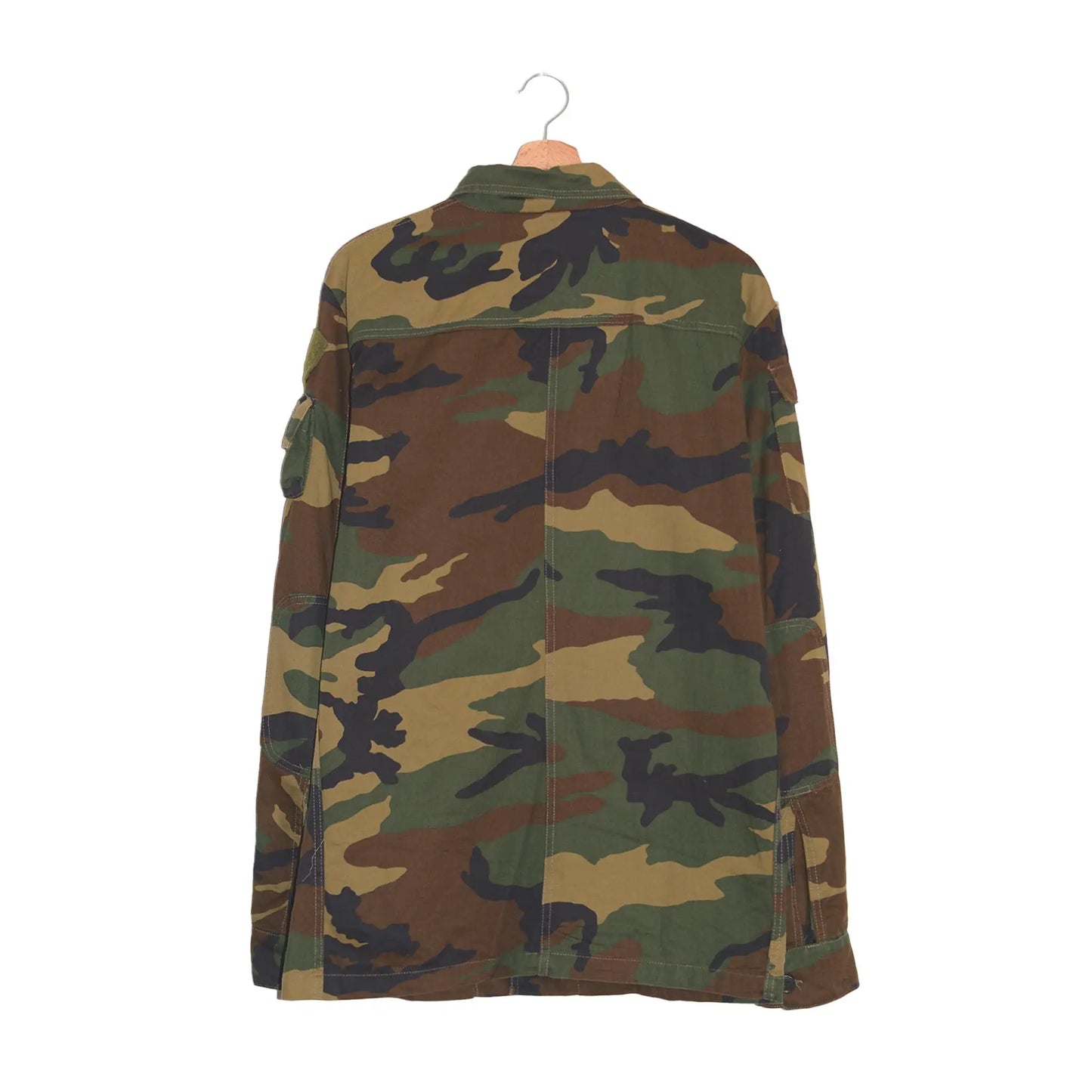 Woodland Camo Military Jacket - Size L