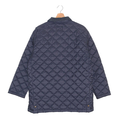 Quilted Jacket Blu – L