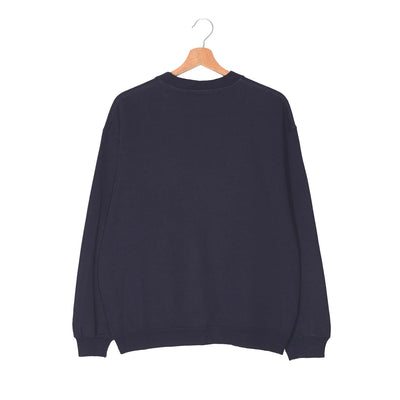 Felpa Vintage Reebok Crewneck Navy Anni '90 – Logo Ricamato – Made in Italy – Taglia S