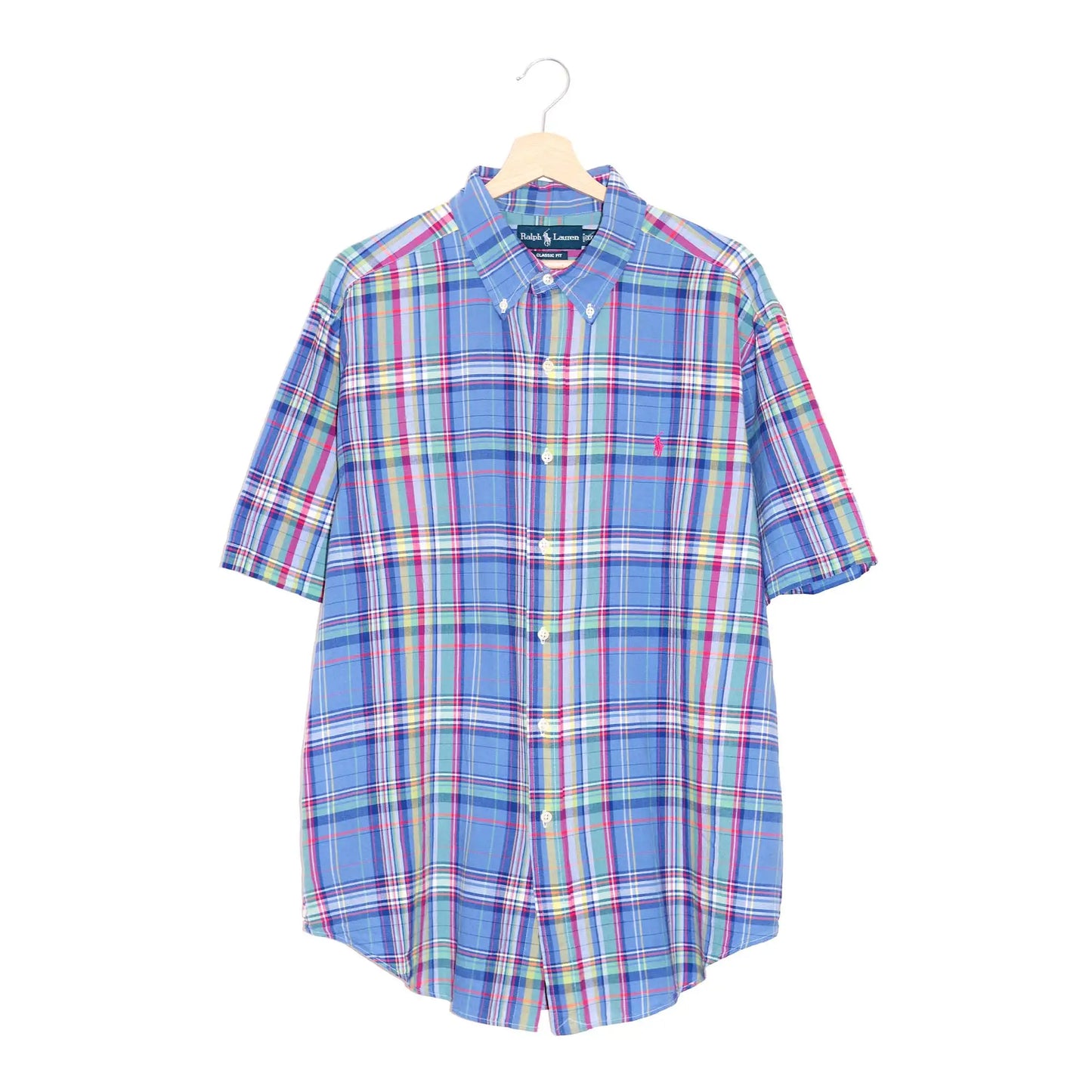 Ralph Lauren Classic Fit Checked Shirt with Short Sleeves