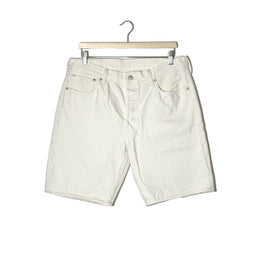 Levi's 501 Bermuda Denim Bianco