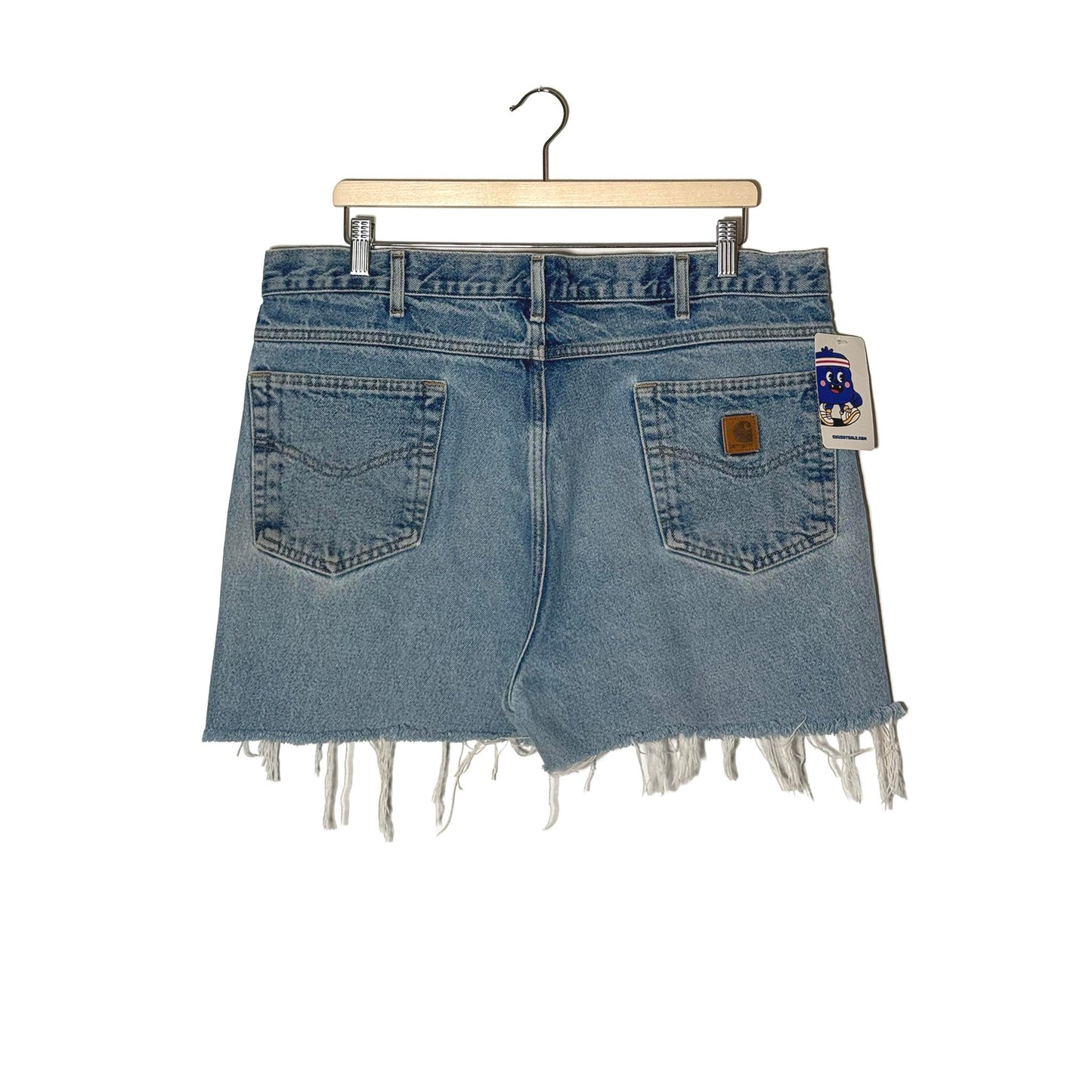Carhartt Cut-Off Shorts Denim Blu