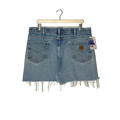Carhartt Cut-Off Shorts Denim Blu