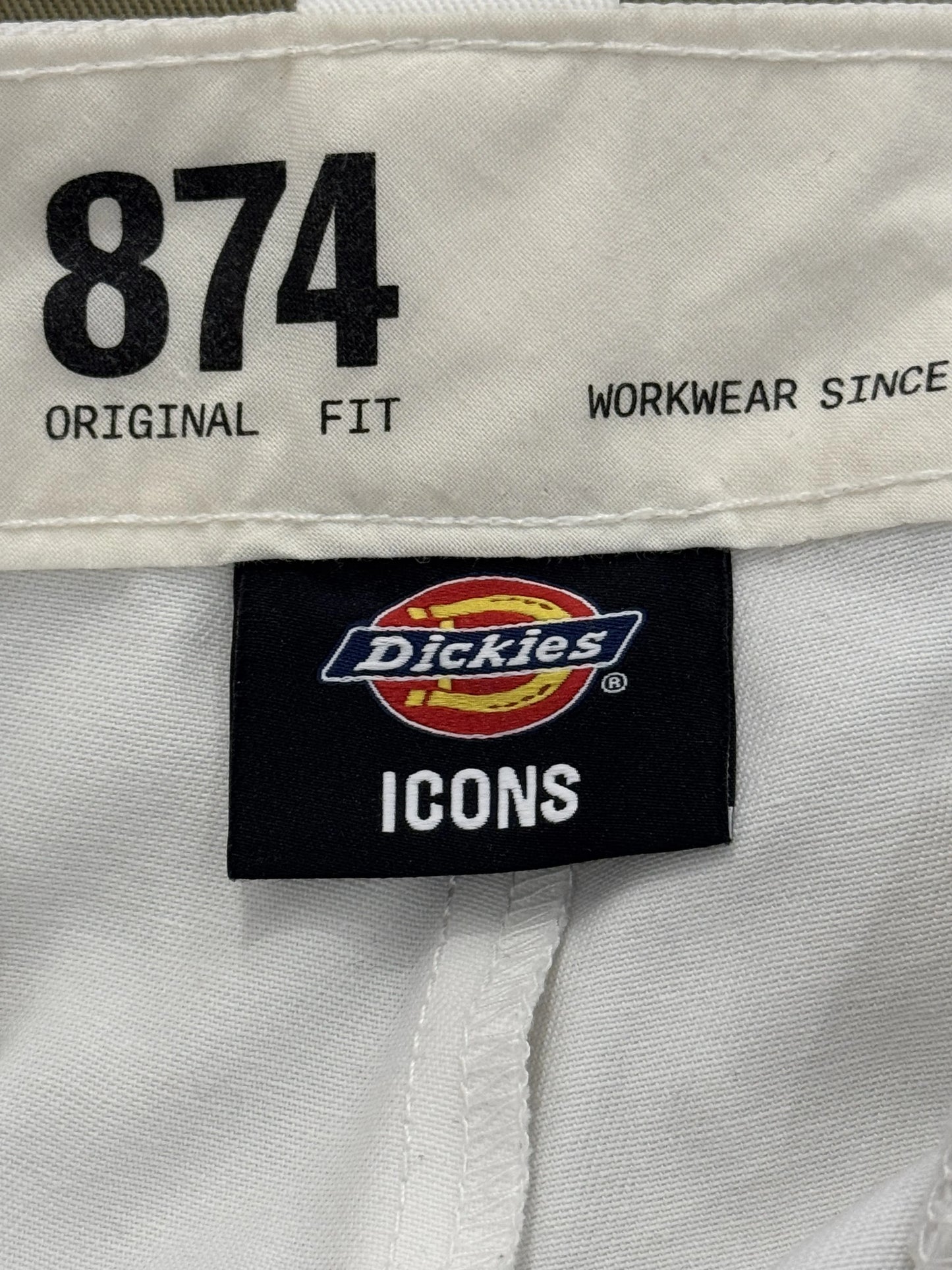 Dickies 874 Original Fit Bianco Workwear Chino – W34/L30 3