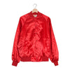 Vintage Red Satin Varsity Jacket from the 1980s – L