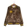 Varsity Jacket Vintage Farmers Crude Production Co. Brown Yellow – XL