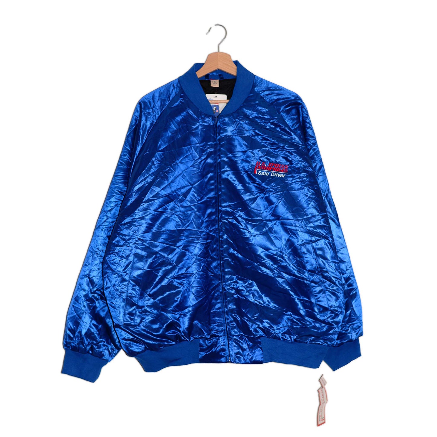 Vintage US Xpress Safe Driver Satin Jacket - XL