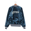 Millwrights Vintage Satin College Jacket Blue – L