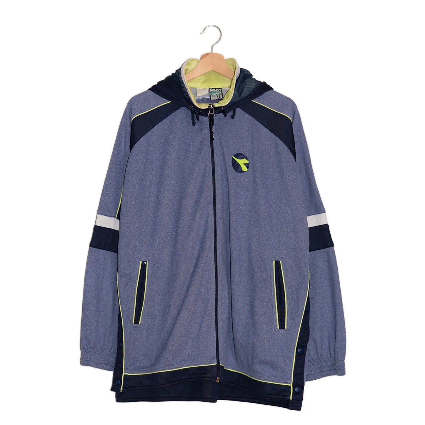 Diadora Football Collection Tracktop with Removable Hood - XL