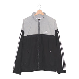 Adidas Tracktop bicolore grigio/nero - L