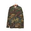 Woodland Camo Military Jacket - Size L