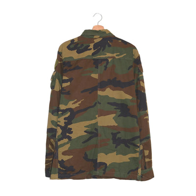 Giacca militare woodland camo -  Taglia L