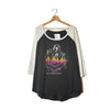 T Shirt Def Leppard Tour 1992 Baseball Raglan Nera Oversize