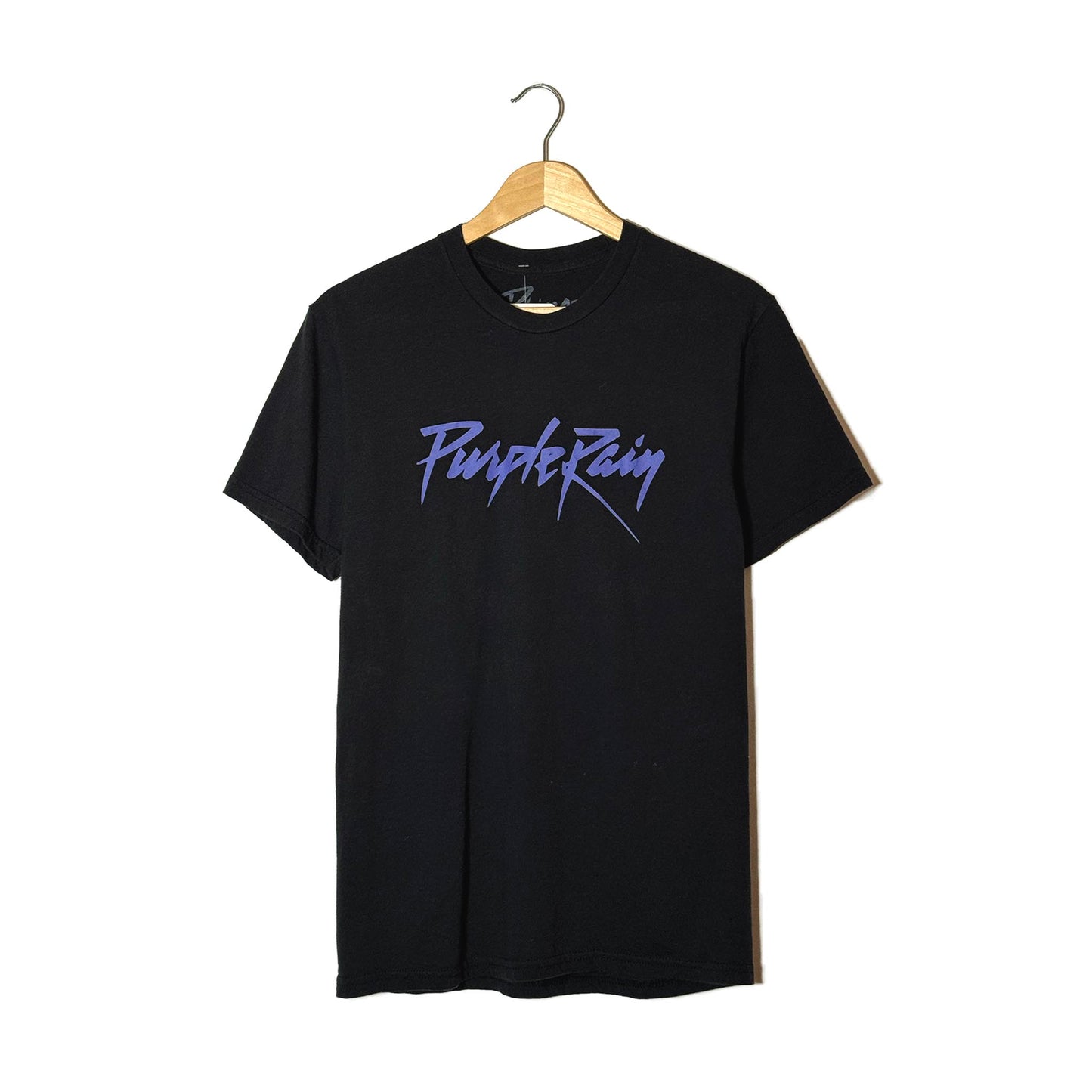 T Shirt Prince Purple Rain Nera Merchandising Ufficiale - S