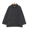 Black Quilted Jacket with Removable Sleeves - XXL