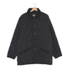 Black Quilted Jacket with Removable Sleeves - XL