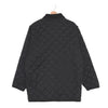 Black Quilted Jacket with Removable Sleeves - XL