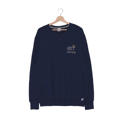Russell Athletic Crewneck Navy Christ the King School L