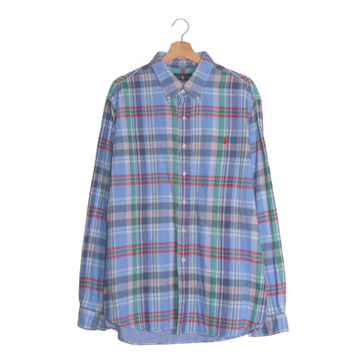 Camicia Ralph Lauren Classic Fit Plaid Cotton Twill - Taglia L