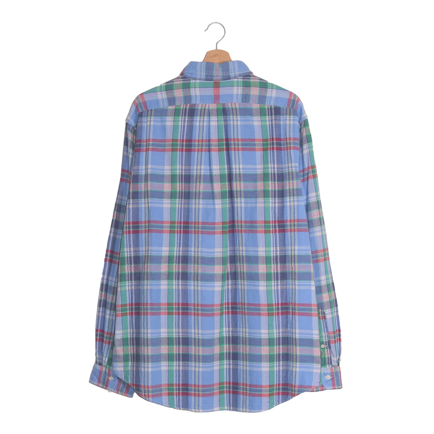 Ralph Lauren Classic Fit Plaid Cotton Twill Shirt - Size L