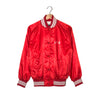 Varsity Jacket Satin Rosso – Crafty Riders – Made in USA – S/M Donna