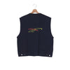Reebok Vintage Gilet Cargo Multipocket Navy Neon XL 2