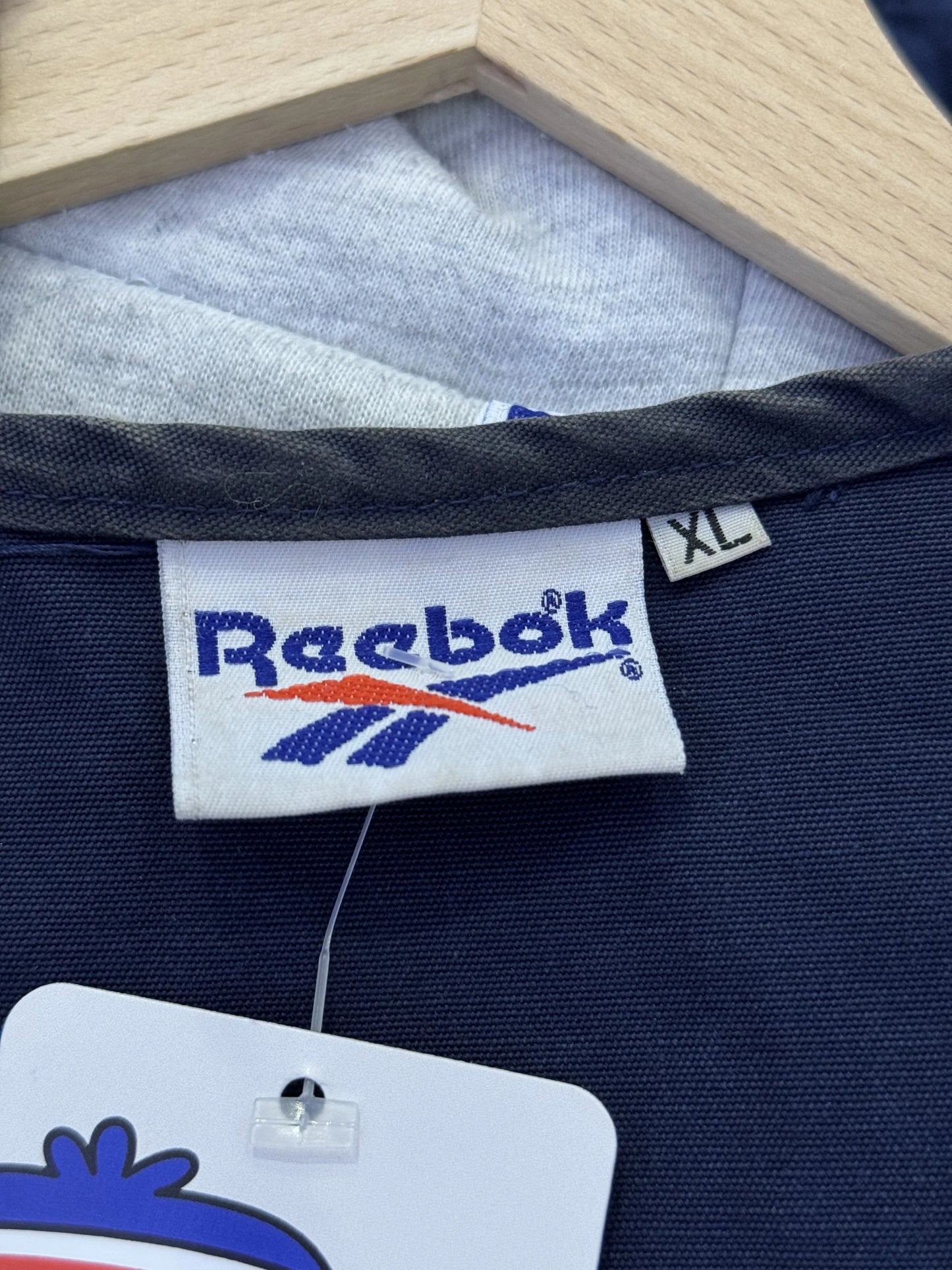 Reebok Vintage Gilet Cargo Multipocket Navy Neon XL 3
