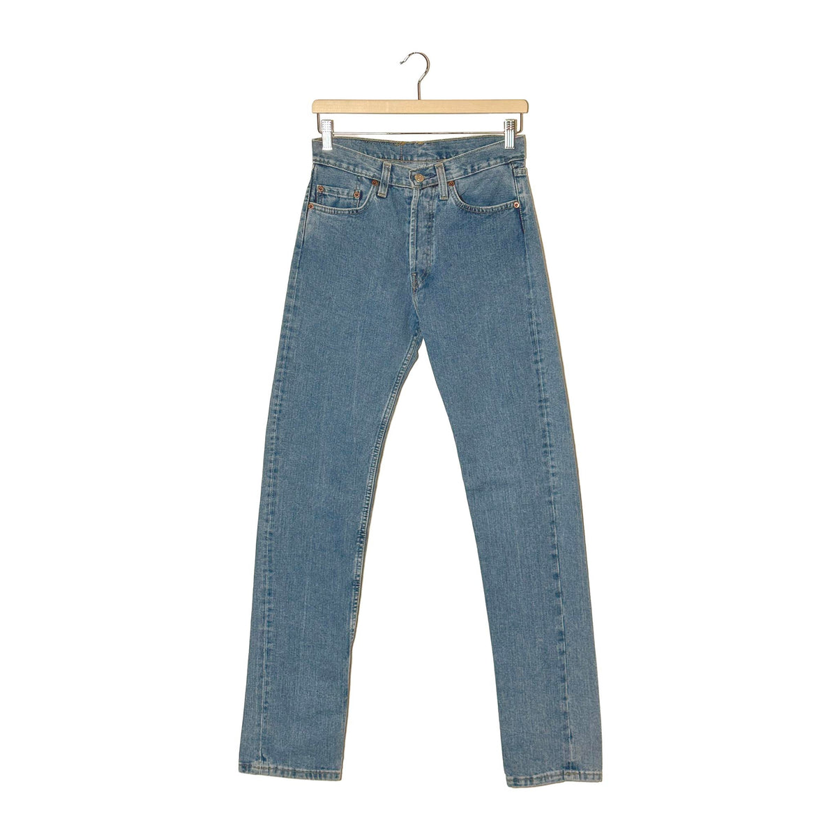 Levi's 501 Straight Jeans Azzurro Made in Spain W28 L34