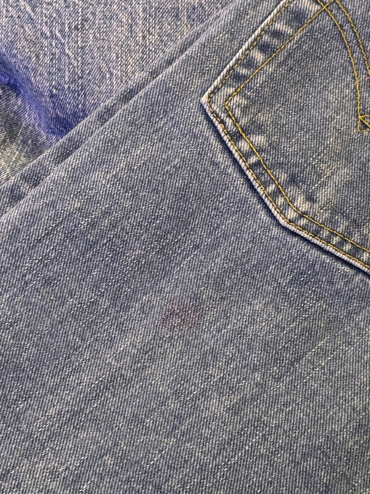 Levi's 501 Straight Jeans Azzurro Made in Spain W28 L34