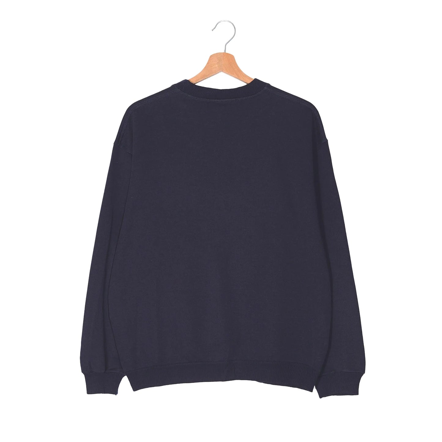 Felpa Vintage Reebok Crewneck Navy Anni '90 – Logo Ricamato – Made in Italy – Taglia S