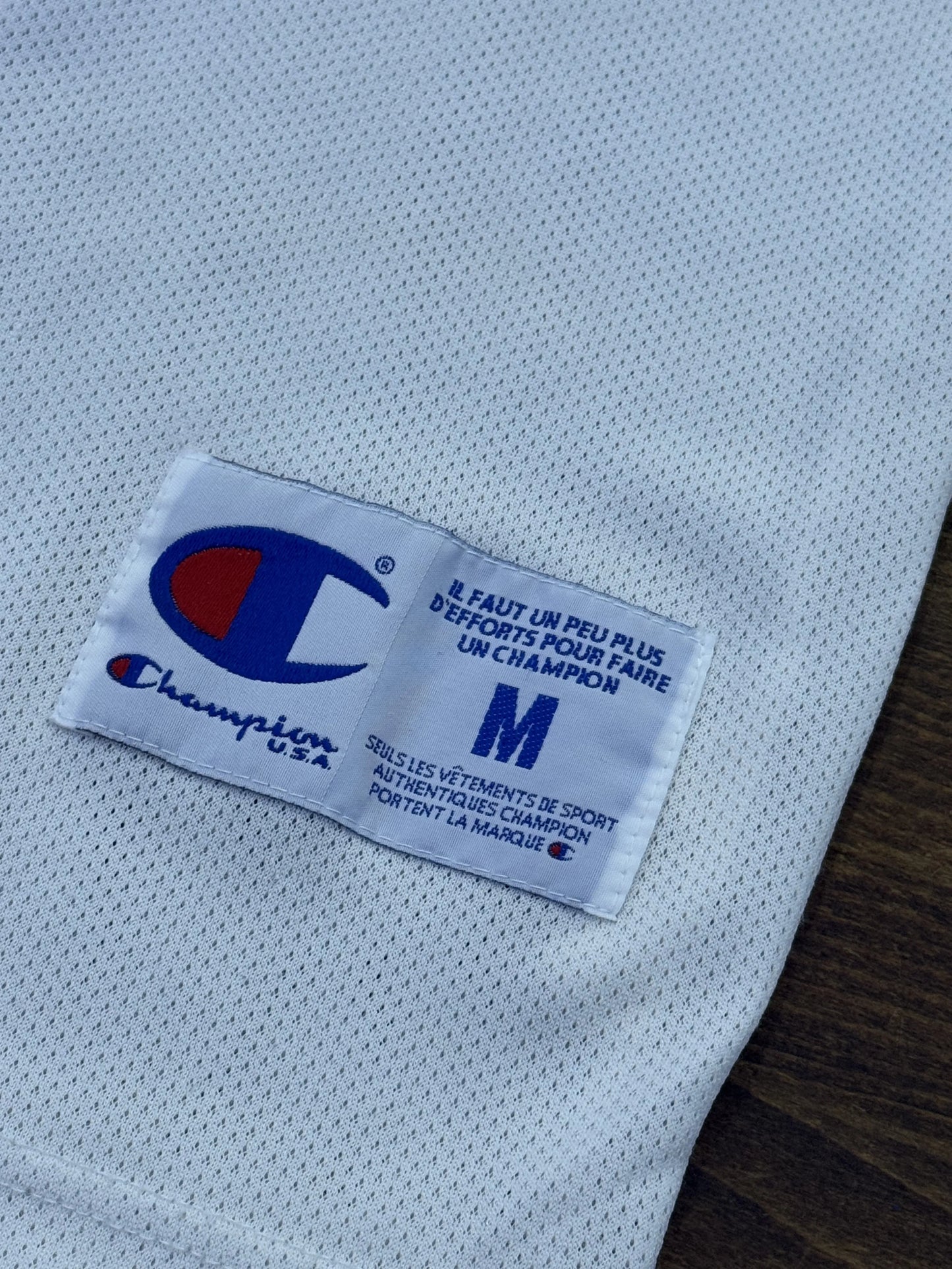 Champion USA Basketball Jersey Mesh Bianco Depuis 1919 – M 5