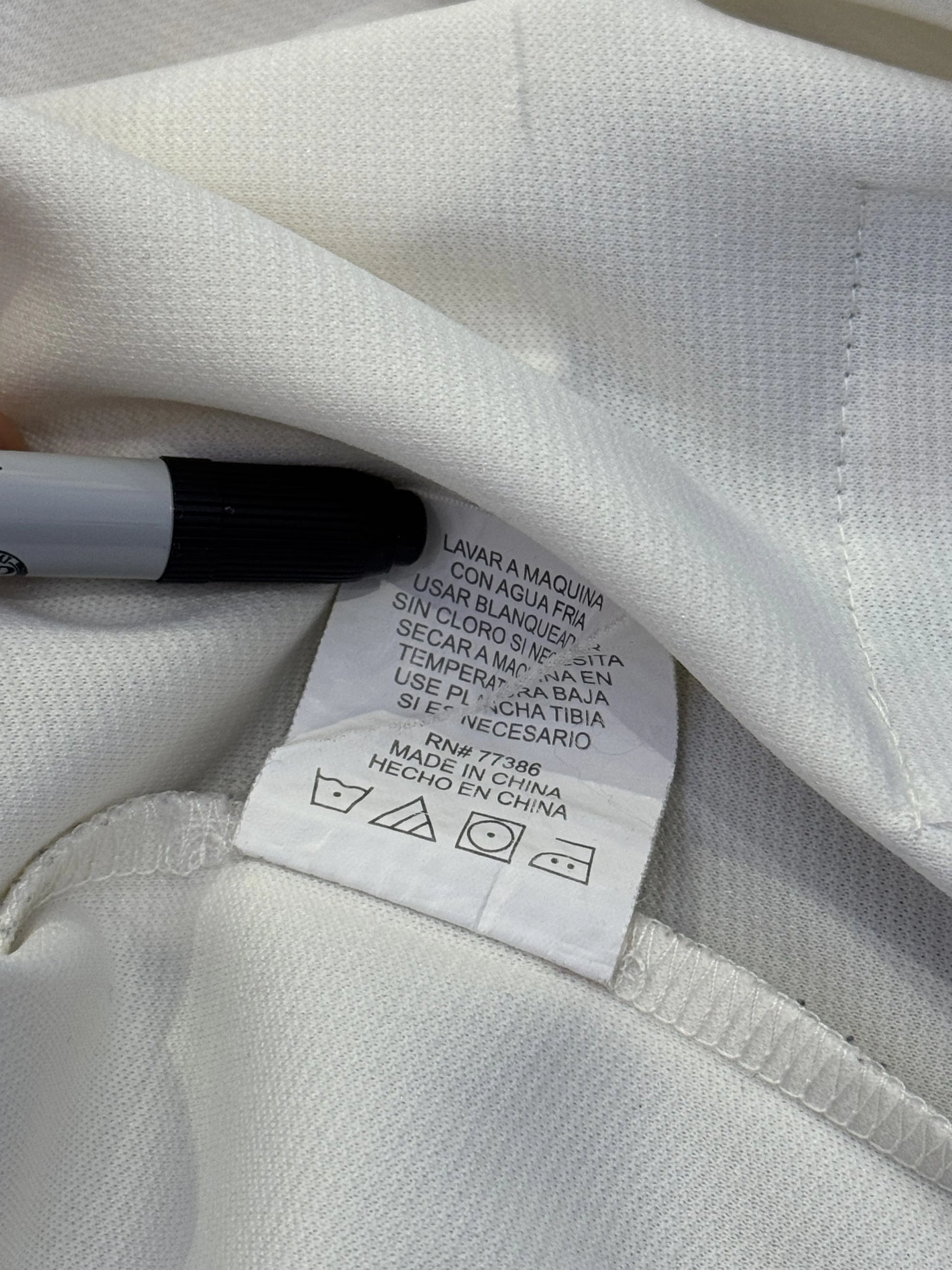 True Fan New York Mets Baseball Jersey Bianca Pinstripe – M 4