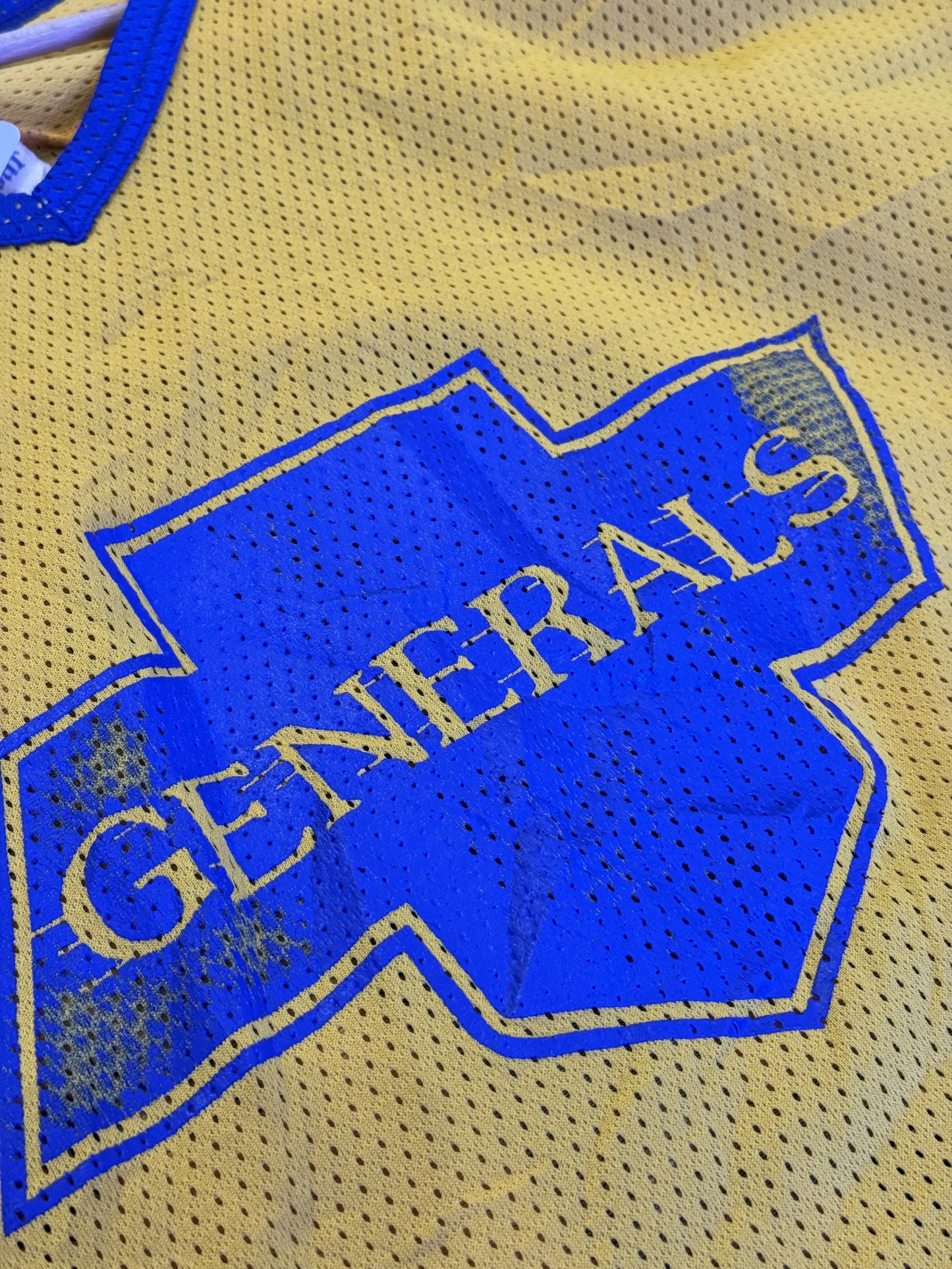 Crushbar Hockey Jersey Generals Gialla Pias-Tech #5 – Made in Canada – XL 3