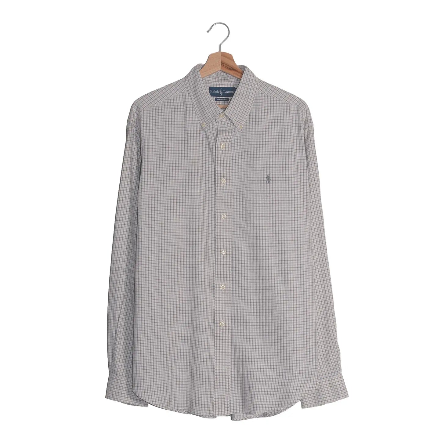 Ralph Lauren Classic Fit Check Shirt - Size XL