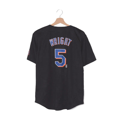 MLB New York Mets David Wright #5 Baseball Jersey Nera – XL Youth (S/M Adult) 2