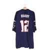 Reebok NFL New England Patriots Tom Brady #12 Blu Navy – 2XL 2