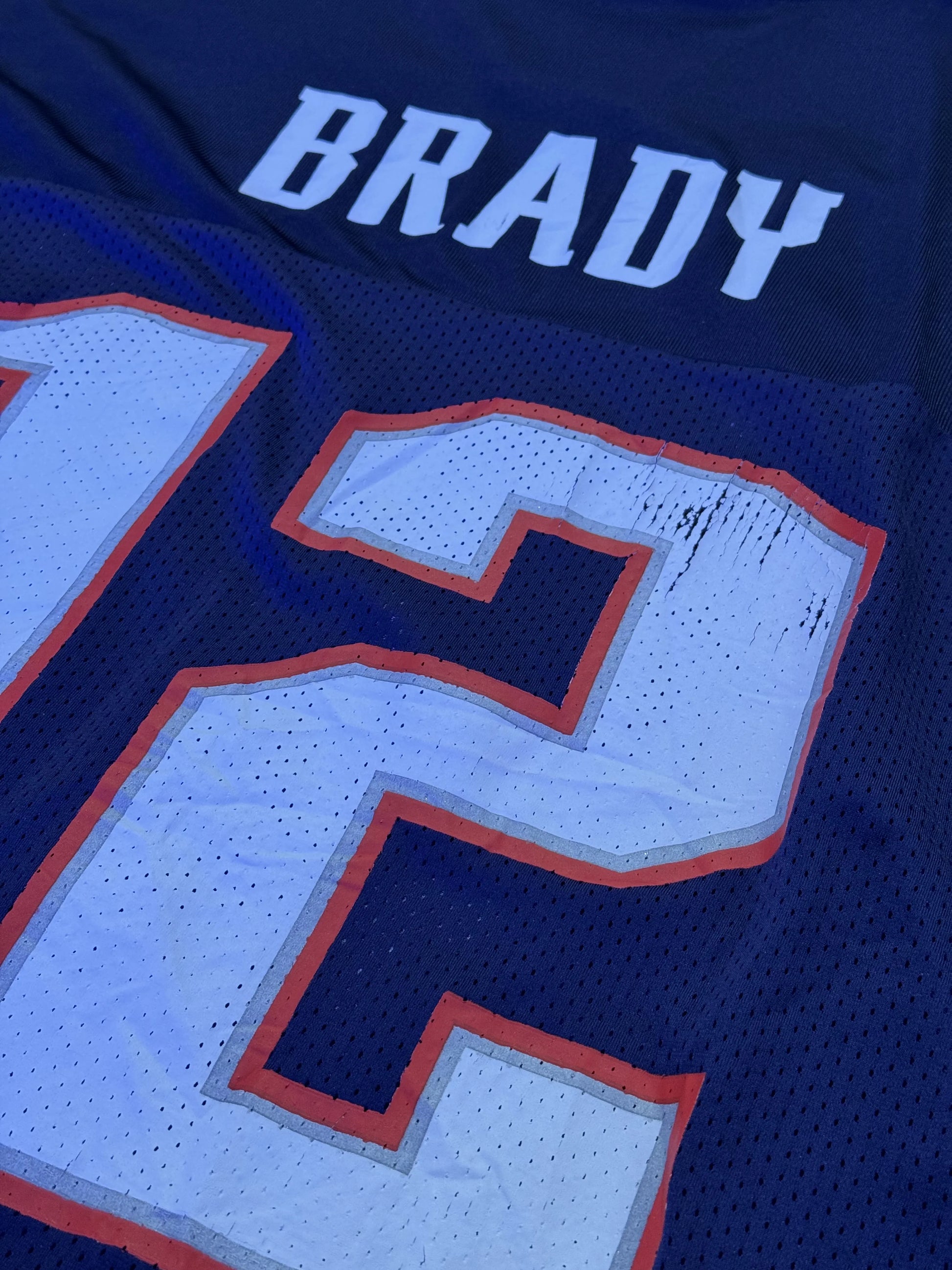 Reebok NFL New England Patriots Tom Brady #12 Blu Navy – 2XL 8