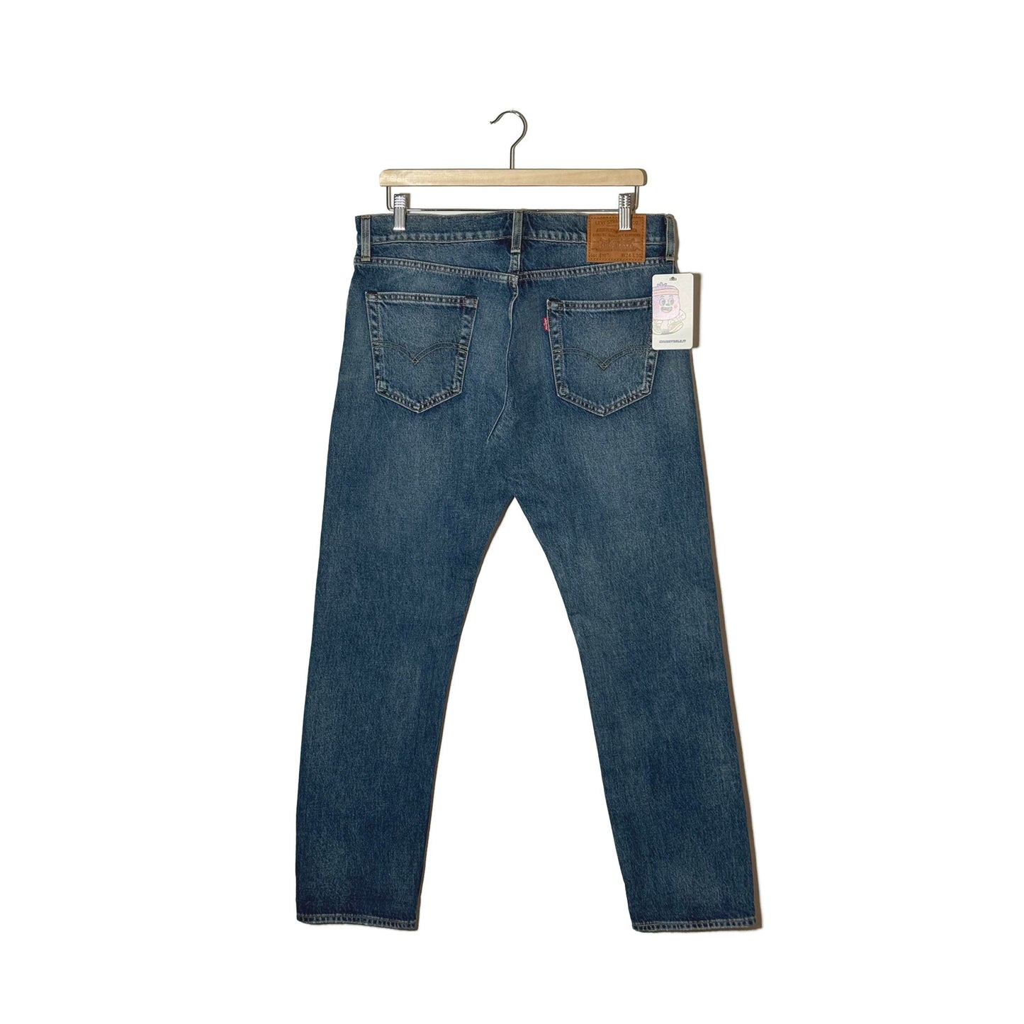 Levi's 511 Premium Slim Selvedge Denim Blu Scuro W34