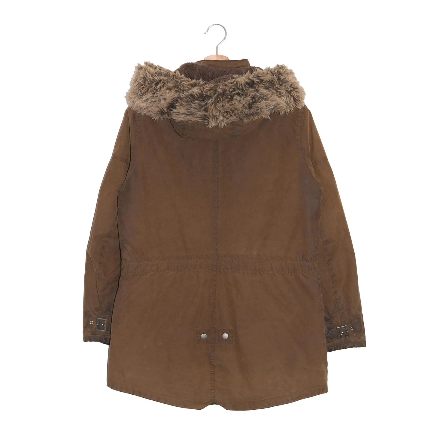 Barbour Vintage Troop Parka Wax Jacket - Women's M