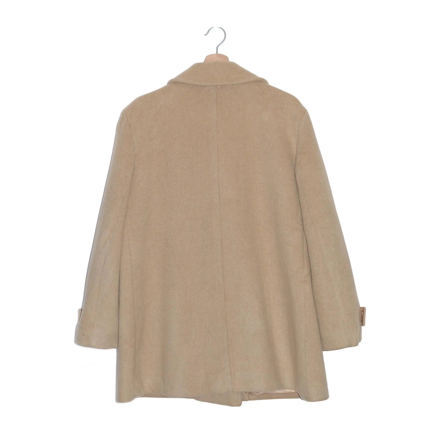Pendleton Vintage 1970s/1980s Double-Breasted Camel Virgin Wool Women's Coat 