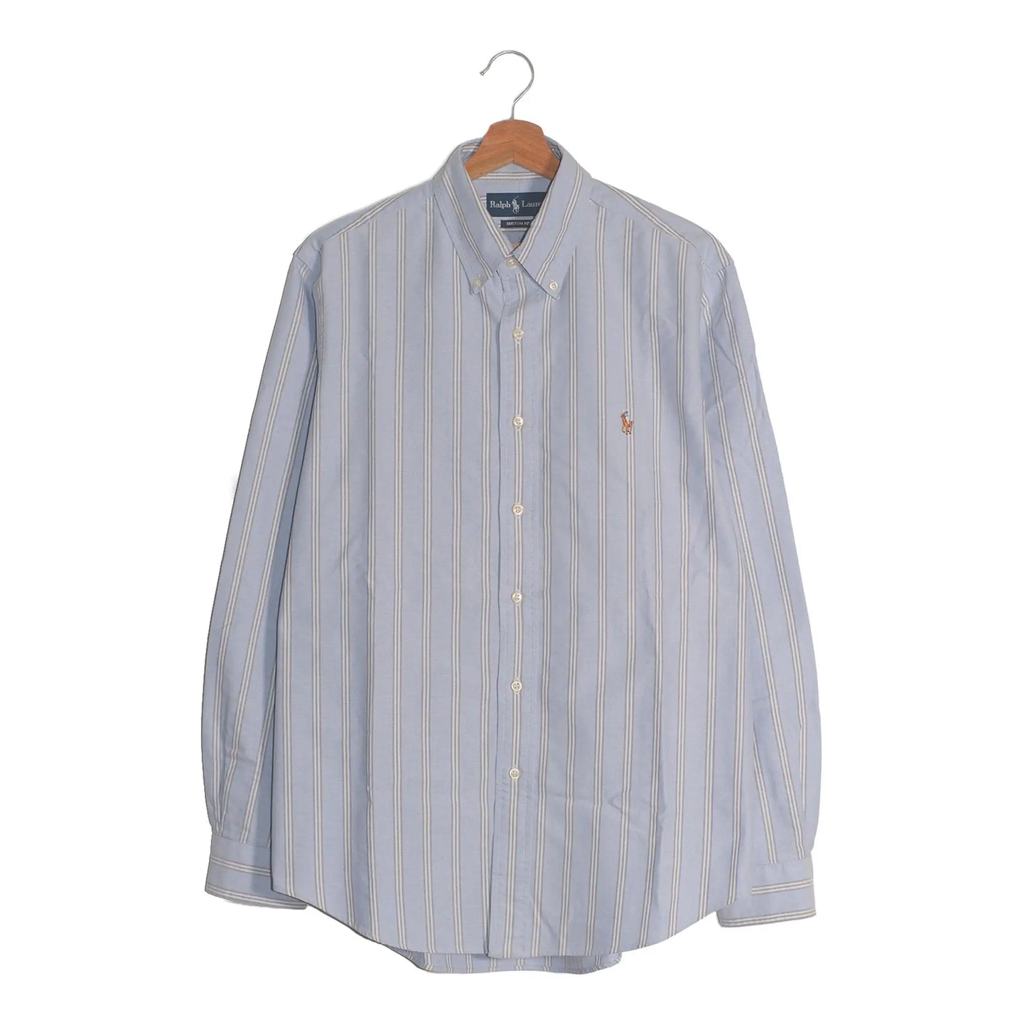 Ralph Lauren striped Custom Fit shirt - Size 16/L