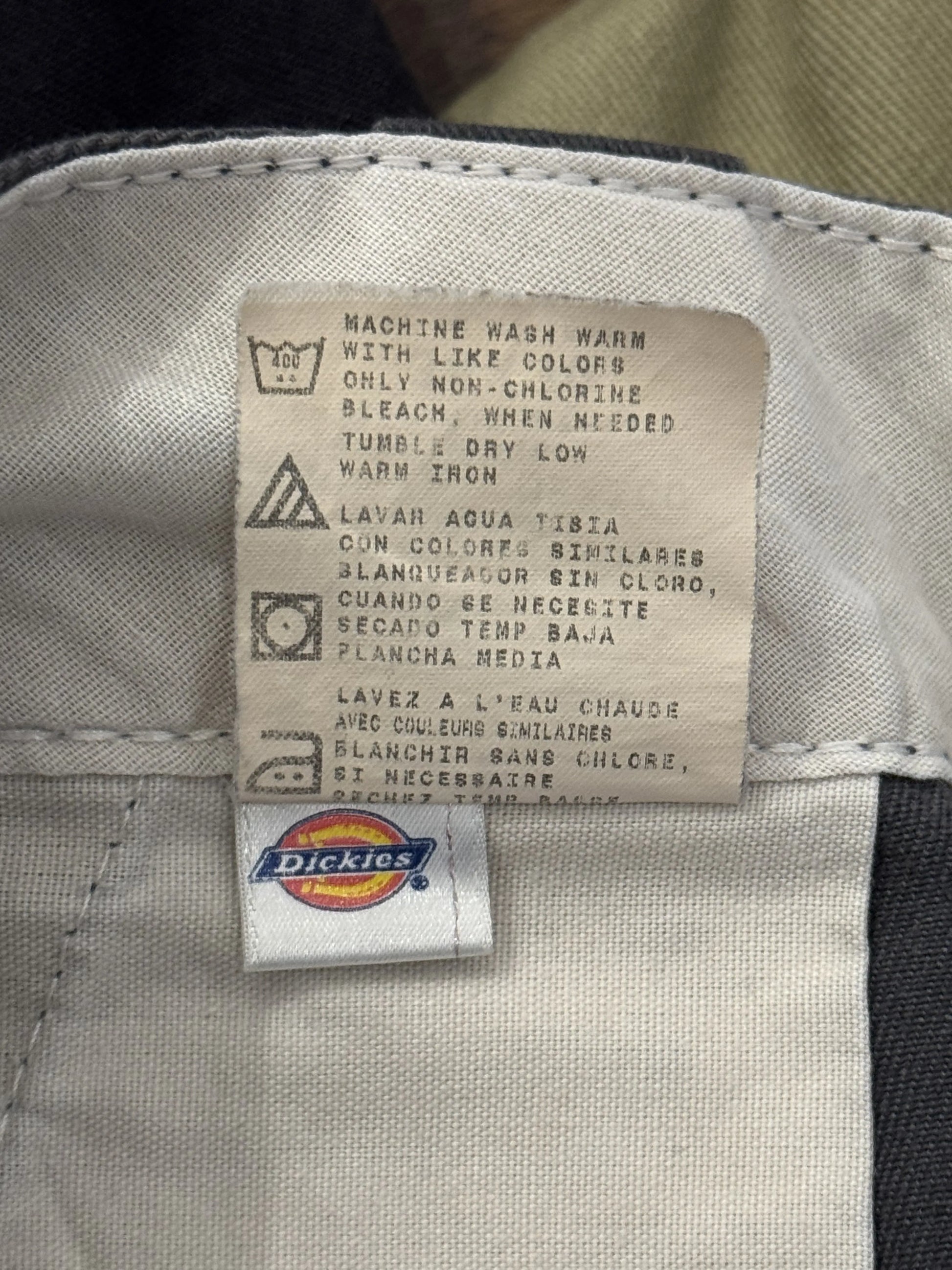 Dickies 874 Original Fit Charcoal Grey Vintage – Made in Mexico – W34/L30 5
