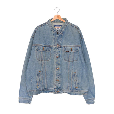 Vintage Lee Denim Jacket Van Halen III World Tour 1998 (Fandom Bootleg) - Taglia XXL