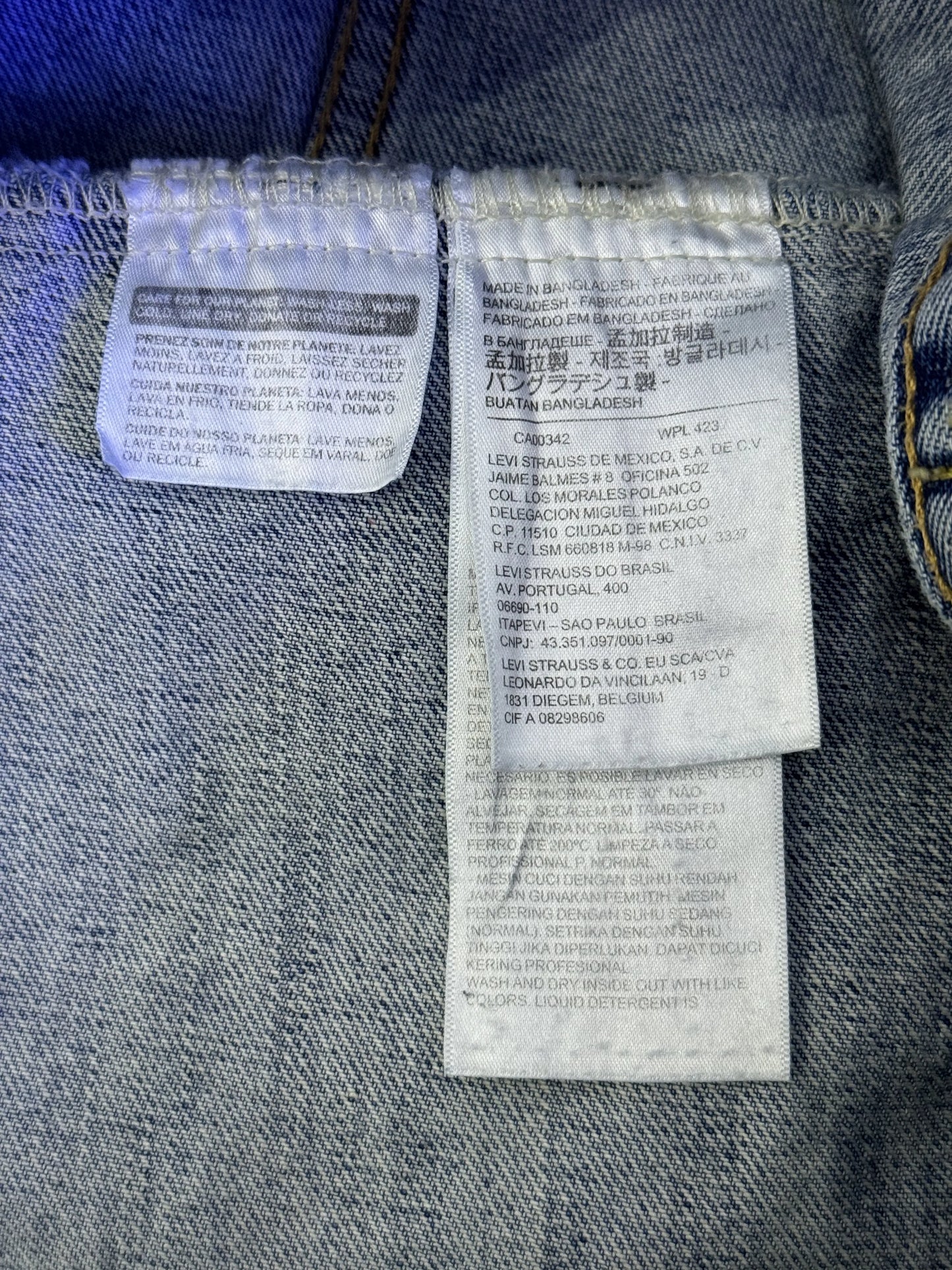 Levi's Trucker Jacket 72334 Denim Faded Mid Blue XXL 5