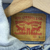 Giacca Levi's Trucker Denim Chiaro – Cappuccio Felpa Grigia – L 3