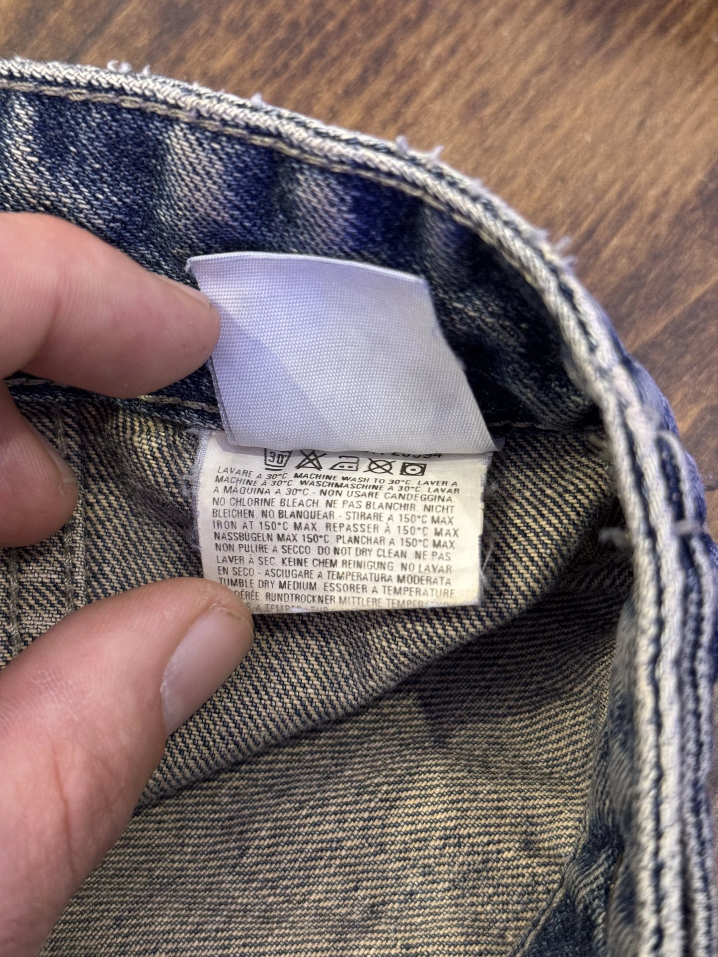 Giacca Jeans Diesel Denim Vintage Wash Khaki – Made in Italy – S
