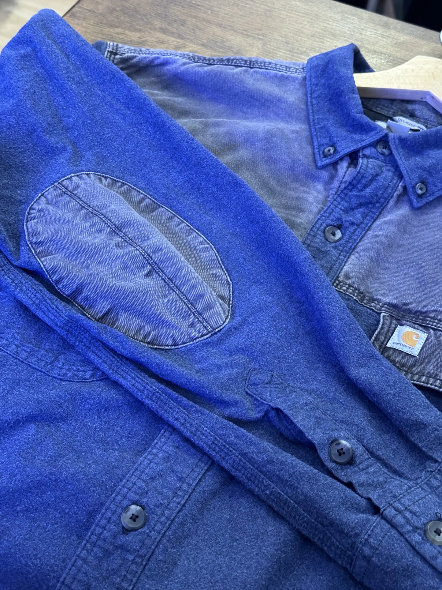 Carhartt Workwear Camicia Canvas Bicolore Gomiti XL 3