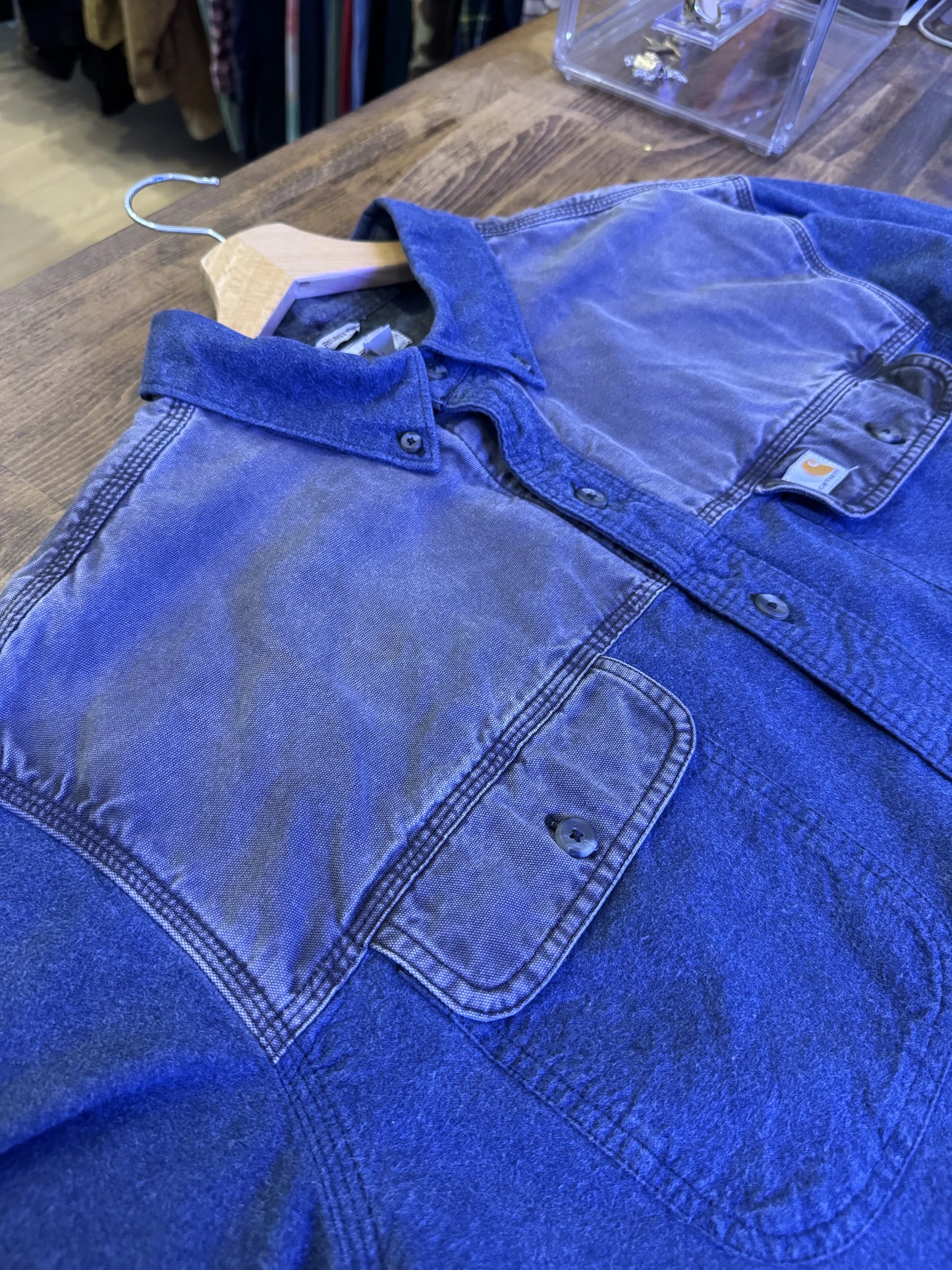 Carhartt Workwear Camicia Canvas Bicolore Gomiti XL 9