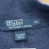 Felpa Half-Zip Polo by Ralph Lauren Vintage Navy Melange – Pony Verde – Taglia XL
